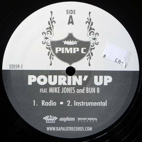 Pimp C - Pourin` Up (12'' Vinyl) cover