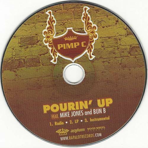 Pimp C - Pourin` Up (CD Single, Promo) cover