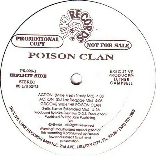 Poison Clan - Action (12'' Vinyl, Promo) cover