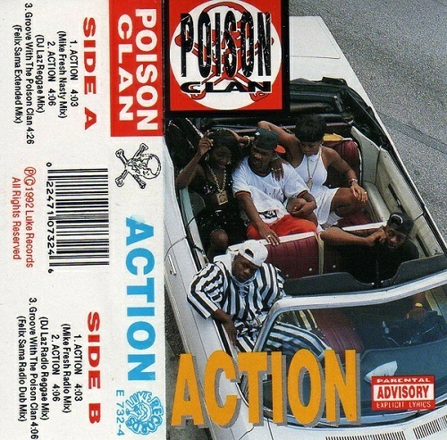 Poison Clan - Action (Cassette Single) cover
