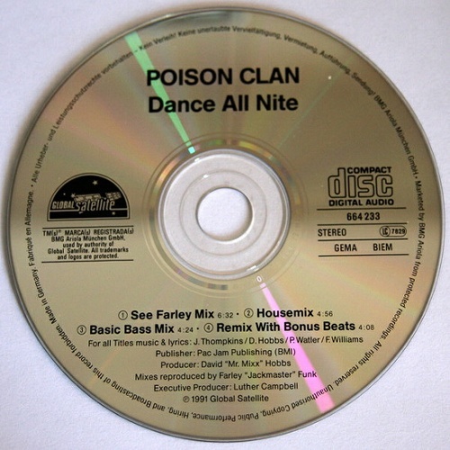 Poison Clan - Dance All Nite (CD Single) cover