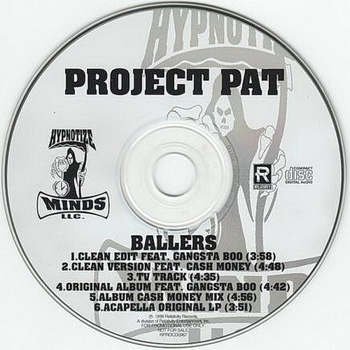 Project Pat - Ballers (CD Single, Promo) cover