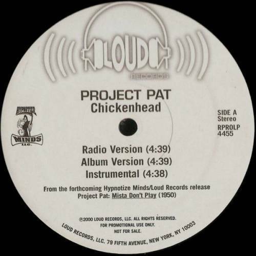 Project Pat - Chickenhead (12'' Vinyl Promo) cover