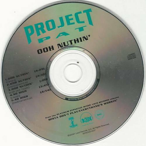 Project Pat - Ooh Nuthin` (CD Single, Promo) cover