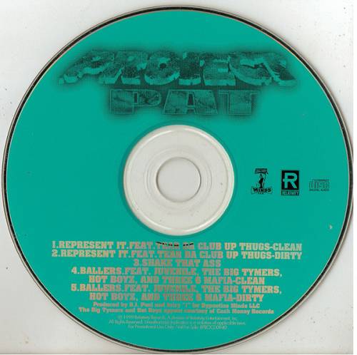Project Pat - Represent It (CD Single, Promo) cover