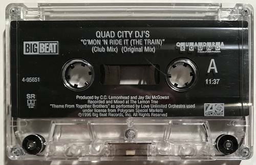 Quad City DJ`s - C`Mon `N Ride It (The Train) (Cassette, Maxi-Single) cover
