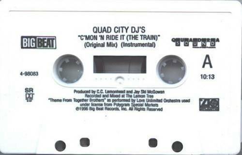 Quad City DJ`s - C`Mon `N Ride It (The Train) (Cassette, Single) cover