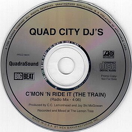 Quad City DJ`s - C`Mon `N Ride It (The Train) (CD, Single, Promo) cover