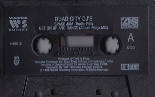 Quad City DJ`s - Space Jam (Cassette, Single) cover