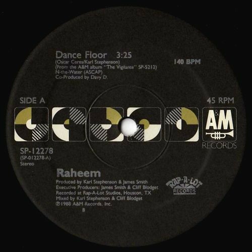 Raheem - Dance Floor (12'' Vinyl) cover