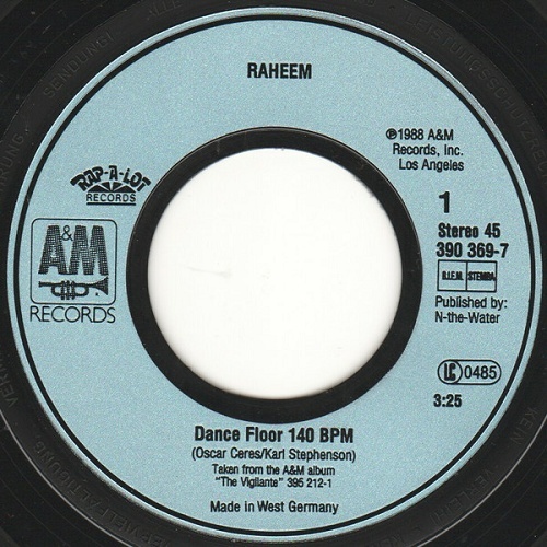 Raheem - Dance Floor (7'' Vinyl) cover