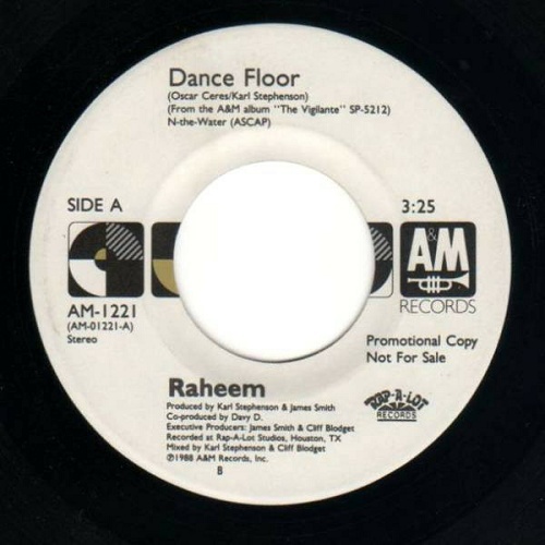 Raheem - Dance Floor (7'' Vinyl, Promo) cover