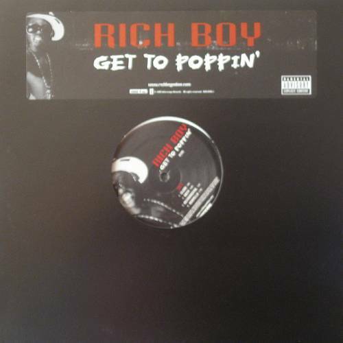 Rich Boy - Get To Poppin # D (Radio Promo) cover
