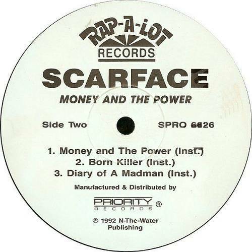 Scarface - Money And The Power (12'' Vinyl, Promo) cover