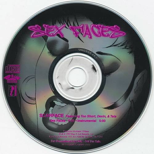 Scarface - Sex Faces (CD Single, Promo) cover