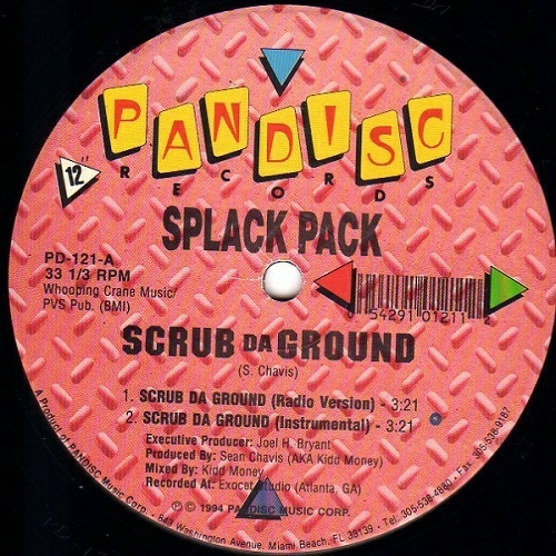 Splack Pack - Scrub Da Ground (12'' Vinyl, 33 1-3 RPM) cover