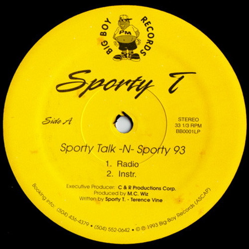 Sporty T - Sporty Talk -N- Sporty 93 (12'' Vinyl) cover