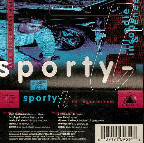 Sporty T - The Saga Continues cover