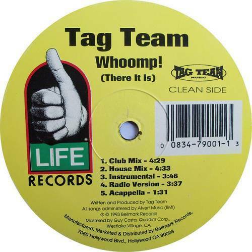 Tag Team - Whoomp! (There It Is) (12'' Vinyl, 33 1-3 RPM) cover