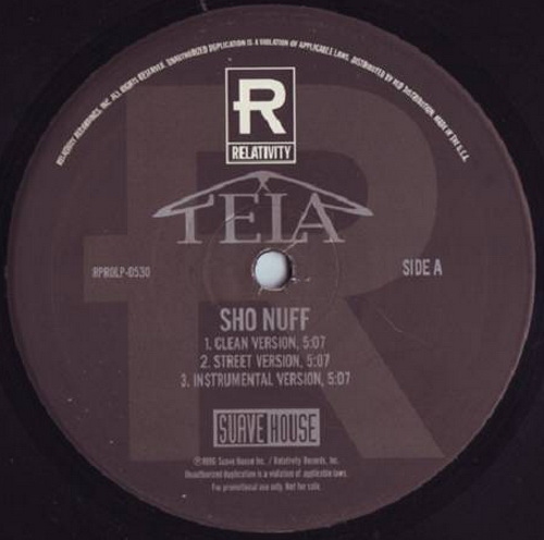 Tela - Sho Nuff / Suave House (12'' Vinyl, Promo) cover