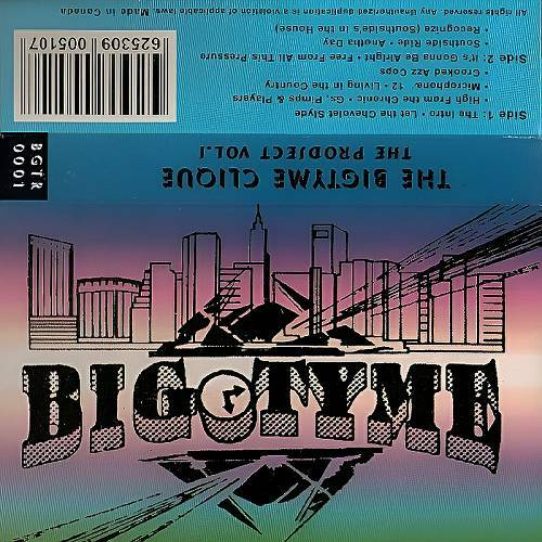 The Bigtyme Clique - The Prodject Vol. 1 cover