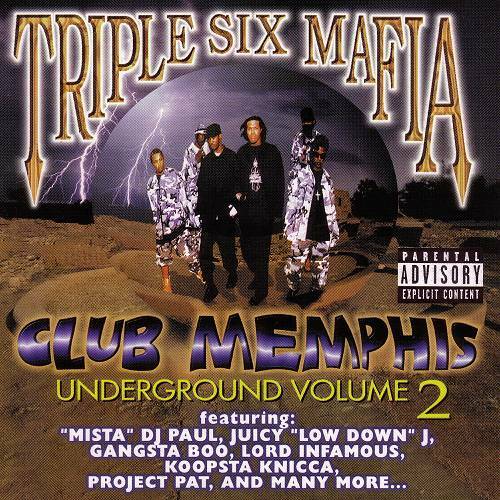 Triple Six Mafia - Club Memphis. Underground Vol. 2 cover