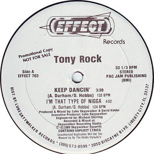 Tony Rock - Keep Dancin` (12'' Vinyl, Promo) cover