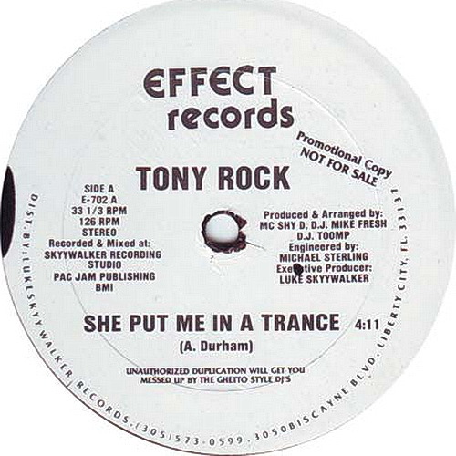 Tony Rock - She Put Me In A Trance (12'' Vinyl, 33 1-3 RPM, Promo) cover