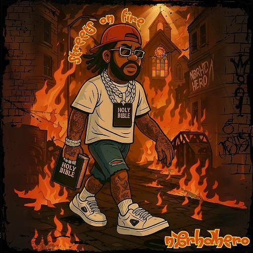 NbrhdHero & Tony Snow - Streets On Fire cover
