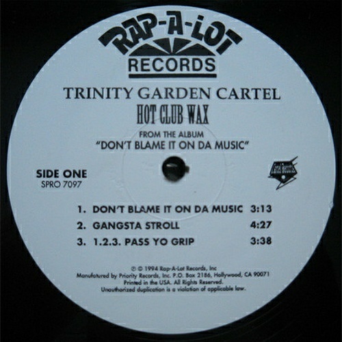 Trinity Garden Cartel - Hot Club Wax (12'' Vinyl, 33 1-3 RPM) cover