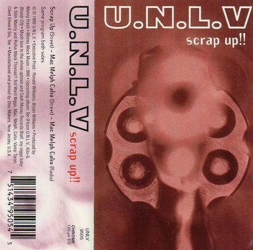U.N.L.V. - Scrap Up!! (Cassette, Maxi-Single) cover