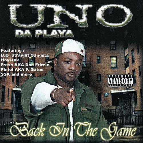 Uno Da Playa - Back In The Game cover